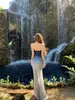 Traje de Baño de Dos Piezas con Falda Triángulo Estilo Nuevo 2026 para Mujer, Oculta el Vientre y Adelgaza, Adecuado para Vacaciones en la Playa y Baño en Aguas Termales [Disponible para Dropshipping]
