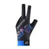 Guantes de Billar Fuga Tres Dedos Ligeros Transpirables Snooker Billar Mano Izquierda Único Elástico Silicona Antideslizante Guantes
