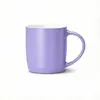 Caneca roxa estilo Ins design de nicho sentido cerâmica para meninas escritório alta café leite copo