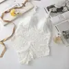 Conjunto de Sujetador Estilo Europeo y Americano para Mujeres con Poco Busto, Sujetador Push-Up, Sexy y Atractivo, Encaje sin Aros, Tallas Grandes, Lencería Anticaída