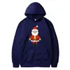 Sudadera de Forro Polar Navideña de Otoño e Invierno de Amazon, Sudadera con Capucha, Chaqueta Sudadera para Adultos Estampada con Calor para Hombre