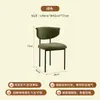 Cadeira de jantar estilo creme francês casa luz luxo de alta qualidade cadeira mesa de jantar moderno minimalista designer maquiagem banco traseiro