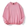 Sudadera Gruesa de Felpa Zorro Plateado de Peso Pesado 450g para Otoño e Invierno, Chaqueta Unisex, Sudadera de Marca Moderna Holgada con Cuello Redondo para Hombre con Forro de Felpa