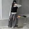 Traje para Niñas Estilo Primavera/Otoño 2026 Nuevo Infantil Súper Elegante Moderno Niña Grande Falso Dos Piezas Capa Base Conjunto de Dos Piezas