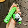 Lindo llavero de panda bebé de dibujos animados, llavero de muñeca, bolso de niña, colgante, máquina de muñecas, pequeño regalo al por mayor
