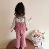 Conjunto de Ropa de Primavera para Niñas 2026 Nuevo Estilo Infantil Súper Lindo Estilo Coreano Elegante Conjunto de Dos Piezas Ropa de Primavera y Otoño para Bebé Niña