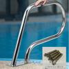 Fabricantes internacionais fornecem escada rolante para piscina corrimãos de piscina de aço inoxidável espessado 304 uma variedade de corrimãos de piscina em estoque