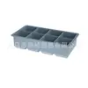 Bandeja de Hielo Grande de Silicona Transfronteriza Molde de Cubitos de Hielo de Grado Alimenticio Molde de Bola de Hielo de Desmoldeo Fácil Congelación Rápida Molde para Hacer Hielo Casero
