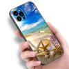 Adecuado para iPhone 15 en la carcasa del teléfono móvil de ocio de vacaciones con estrellas de mar.