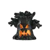 Decoración de Monstruo Árbol de Resina para Halloween Figura Iluminada con LED Regalo Creativo para Fiestas Decoración del Hogar