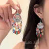 Pendientes de Borlas de Flores Estilo Resort, Personalizados, Dulces y Elegantes, Pendientes de Moda, Lujo Ligero, Pendientes de Gama Alta, Diseño de Nicho