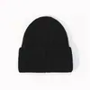 Suministrado Directamente por el Fabricante, Gorro Tejido de Piel de Conejo con Rayas Verticales y Ala Ancha, Nuevo Modelo Transfronterizo, Cálido Sombrero de Moda para Otoño e Invierno que Protege las Orejas