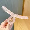 Pinza Grande para el Cabello con Alto Volumen, Aspecto de Alta Gama, Pinza para el Cabello con Moño Mediano, Pinza Grande Acrílica Sencilla, Accesorio para el Cabello para Mujer