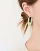 Brincos Dopamina de Círculo Grande Pintados com Spray Metálico e Agulha de Prata 925, Coloridos e Únicos, Luxo Leve, Sensação de Alta Qualidade, Brincos Versáteis