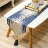 Bandeira de mesa de jantar nórdica, toalha de mesa quadrada longa moderna americana, nova bandeira de mesa de chá zen chinesa, toalha de mesa, faixa longa, capa de pano