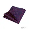 Pañuelo de Bolsillo para Traje de Hombre, Alta Densidad de 1200 Puntos, Seda Artificial, Accesorio para Traje, Pañuelo Jacquard, Bufanda Cuadrada, En Stock