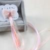 Horquilla con borlas de estilo chino, lazo antiguo, cinta larga, accesorios para el cabello, cinturón de gasa fresco para niña, accesorios Hanfu para primavera y verano