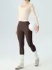 Conjunto de yoga de alta qualidade para mulheres, primavera e outono, top de manga longa com proteção solar, calça de yoga de cintura alta com efeito bumbum de pêssego, fitness Pilates