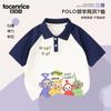 Camiseta de Manga Curta Bebê Antenna Tintin Di Xilala Xiaobo Camisa Polo para Crianças Médias e Grandes Top de Bebê Camiseta de Manga Curta para Meninos