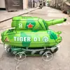 Carrito infantil con luces y para tirar, con globos de papel de aluminio, diseños de gato, elefante, león, suministro al por mayor para mercados nocturnos, superventas