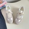 Zapatilla de Retazos de Seda con Diseño Retro Estilo Coreano para Mujer Ins Casual Verano 2025 Zapatillas XY-A279