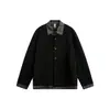 Yidao Vintage 2026 Primavera Nuevo Estilo Retro Americano Old Money Chaqueta de Solapa a Cuadros Bloque de Color Falsa de Dos Piezas