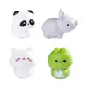 Paisagem em miniatura transfronteiriça apresentando fofos enfeites de panda, crocodilo e lagarta - Enfeites decorativos DIY e acessórios para pendurar
