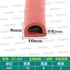 Tira de Goma Espumada Tipo D Anti-colisión Resistente a Altas Temperaturas para Puertas de Compartimentos Semi-circulares Huecos, Sellado y Amortiguación