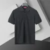 Transfronterizo [Versión Correcta] 26 Camisa Polo de Verano para Hombre de Negocios Estilo Nuevo con Cuello Campana y Mangas Cortas, Estilo Europeo y Americano, Alternativa de Comercio Exterior