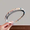 Diadema Floral Estilo Francés Vintage con Dientes, Aro para el Cabello Antideslizante, Pasador Estilo Hada para Lavarse la Cara, Accesorio para el Cabello para Niñas