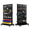 Suporte de reparo de ferramentas para painel perfurado quadrado de celular espessado, painel de suspensão, gancho, armazenamento de ferragens, prateleira de exibição para painel perfurado e rack organizador