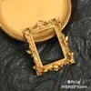 Marco de Fotos de Cruz Dorada Barroca Retro Europea Accesorios de Resina Hechos a Mano DIY Funda para Teléfono Materiales de Decoración para Fotografía