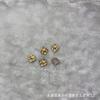 Fivela decorativa de metal Trevo estilo Chanel diamante estilo retrô botão de moda botão para camisa feminina cardigã roupas