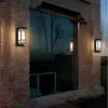 Lámpara de pared exterior nueva impermeable moderna china para exterior puerta balcón escaleras pasillo iluminación lámpara de jardín