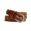 Madden Vintage Vegetable Tanned Cowhide Cinto Tecido All-match Cinto Punch-free Acessórios Simples Cinto Moda para Quatro Estações Mulheres