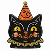 2026 Nueva Decoración Retro de Halloween Pequeñas Figuras de Madera Adornos Artesanía de Madera Creativa para el Hogar y el Escritorio