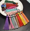 Mismo Color de Fondo Borla de Cuero Campana Negra Amazon Silicona Pulsera de Cuentas de Madera Accesorios de Joyería Accesorios de Pegamento Gotas 25 Colores