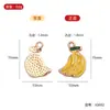 Pingentes de Frutas de Liga com Gotejamento de Óleo Acessórios para Pulseira Brinco DIY Charms de Morango Laranja Feio Abacaxi Ovelhinha Acessórios DIY