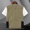 Chaleco de Verano con Múltiples Bolsillos para Fotografía al Aire Libre, Pesca, Secado Rápido, Sin Mangas, Holgado, Chaleco de Montañismo, Ropa Exterior, Chaleco de Trabajo