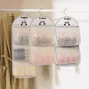 Organizador de Almacenamiento de Calcetines Armario de Dormitorio Bolsa Colgante para Ropa Interior Bolsa de Malla Colgante Bolsa de Almacenamiento al Lado de la Cama