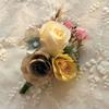 Estilo Europeu Coreano Noivo Padrinho Corsage de Casamento Noiva Madrinha Corsage de Pulso Sapatos Chapéus Roupas Embalagem de Presente Decoração Floral