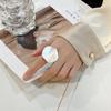 Moda Amazon Joker vendiendo Europa y Estados Unidos atmósfera exagerada en vivo aleación elástica damas anillo trefilado alambre al por mayor