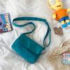 Estilo Coreano 2023 Nuevo Bolso Bolso Cuadrado Pequeño Rojo Australiano para Mujer Gran Capacidad Simple Color Sólido Bolso Cruzado Bolso de Hombro