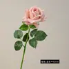 Flores Artificiais Laranja e Brancas, Flores Falsas de Luxo de Alta Qualidade para o Dia dos Namorados e Festival Qixi, Arranjos Florais de Chão para Mesa de Jantar da Sala de Estar, Acessórios de Decoração Floral