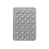 Ventosa de silicone de 24 grãos Preto Adesivo Simples Copo de Sucção Antiderrapante Case de Telefone Celular Portátil Titular Quadrado