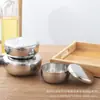 Caja de Muestras de Comida Escolar de Acero Inoxidable Caja Pequeña de Muestras de Comida con Tapa Vaso de Muestra con Tapa Caja de Muestras para Jardín de Infancia