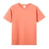 Almacén de Yiwu Ag200G 40 Piezas Hilo Doble Camiseta de Manga Corta 100% Algodón para Hombre Verano de Moda Camiseta Cuello Redondo