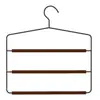 Perchero multifuncional de madera de haya de varias capas para pantalones y ropa, estante de almacenamiento para uso doméstico sin marcas, perchero plegable para pantalones, herramienta de almacenamiento para armario