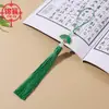 Pingente de borla pequena Hanfu estilo chinês, acessório vintage, atacado, borla em forma de leque dupla face da moda