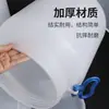Cubo de agua de plástico engrosado, cubo de almacenamiento para el hogar, disponible en tamaños de 25L, 50L, 75L y 100L, de grado alimenticio, adecuado para almacenar vino, aceite y arroz, con tapa